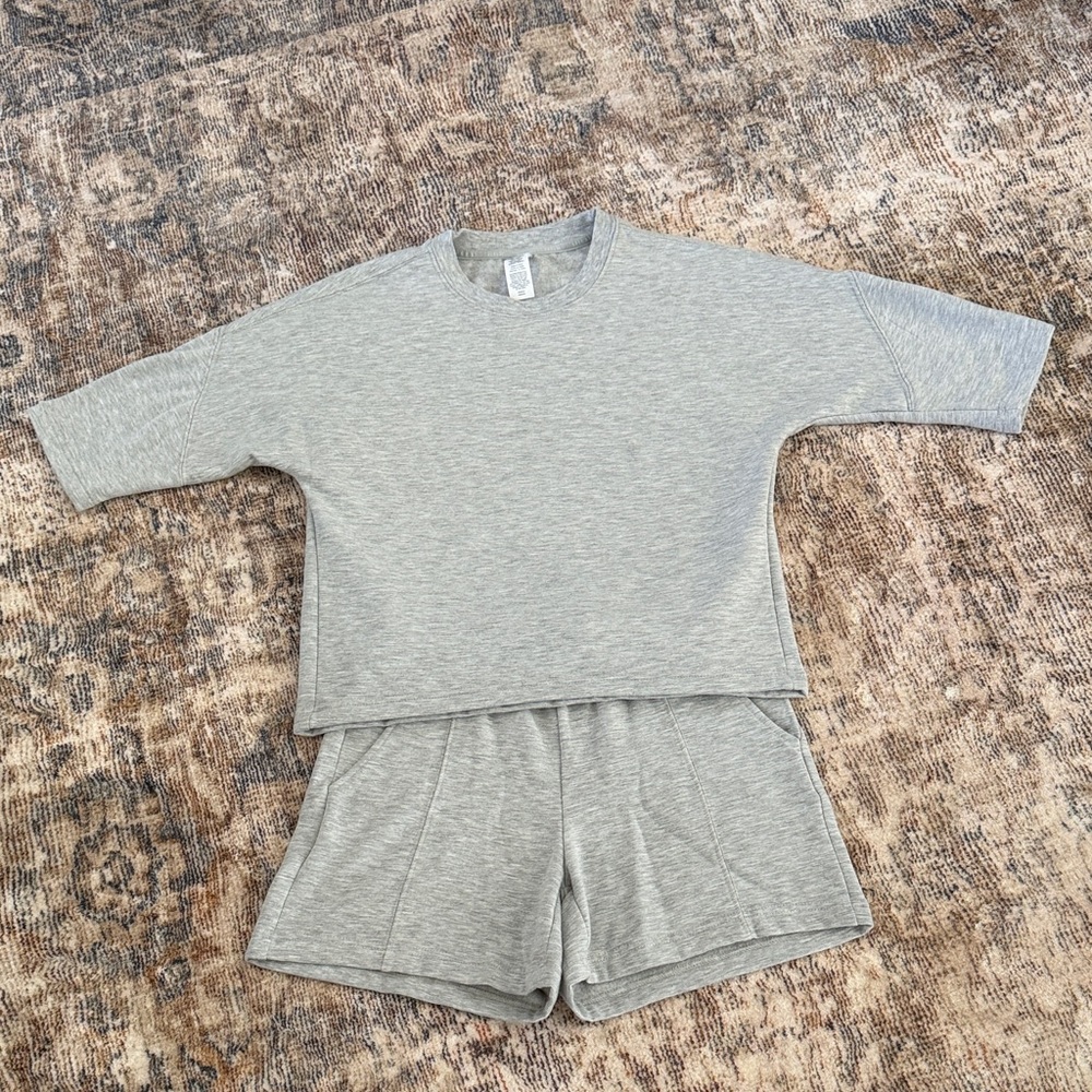 Women’s RBX Gray Fleece Set Size XS